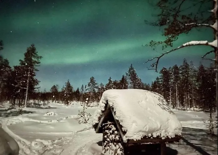 Luxury Aurora Glass Igloo, Hot Tub&sauna Chalet *