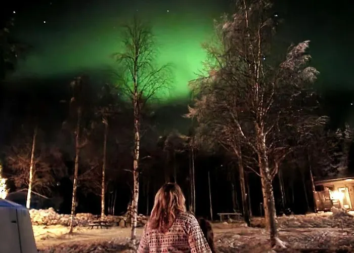 Alpesi faház Luxury Aurora Glass Igloo, Hot Tub & Sauna Rovaniemi